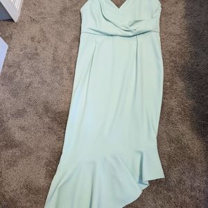 Gianni bini mint green dress